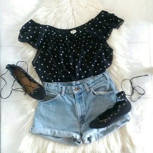 Vintage Polka Dot Top